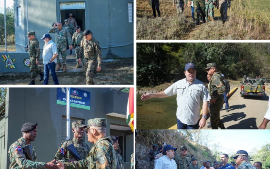 Ministros de la Presidencia y de Defensa realizan recorrido fronterizo en la zona norte para fortalecer seguridad y desarrollo comunitario