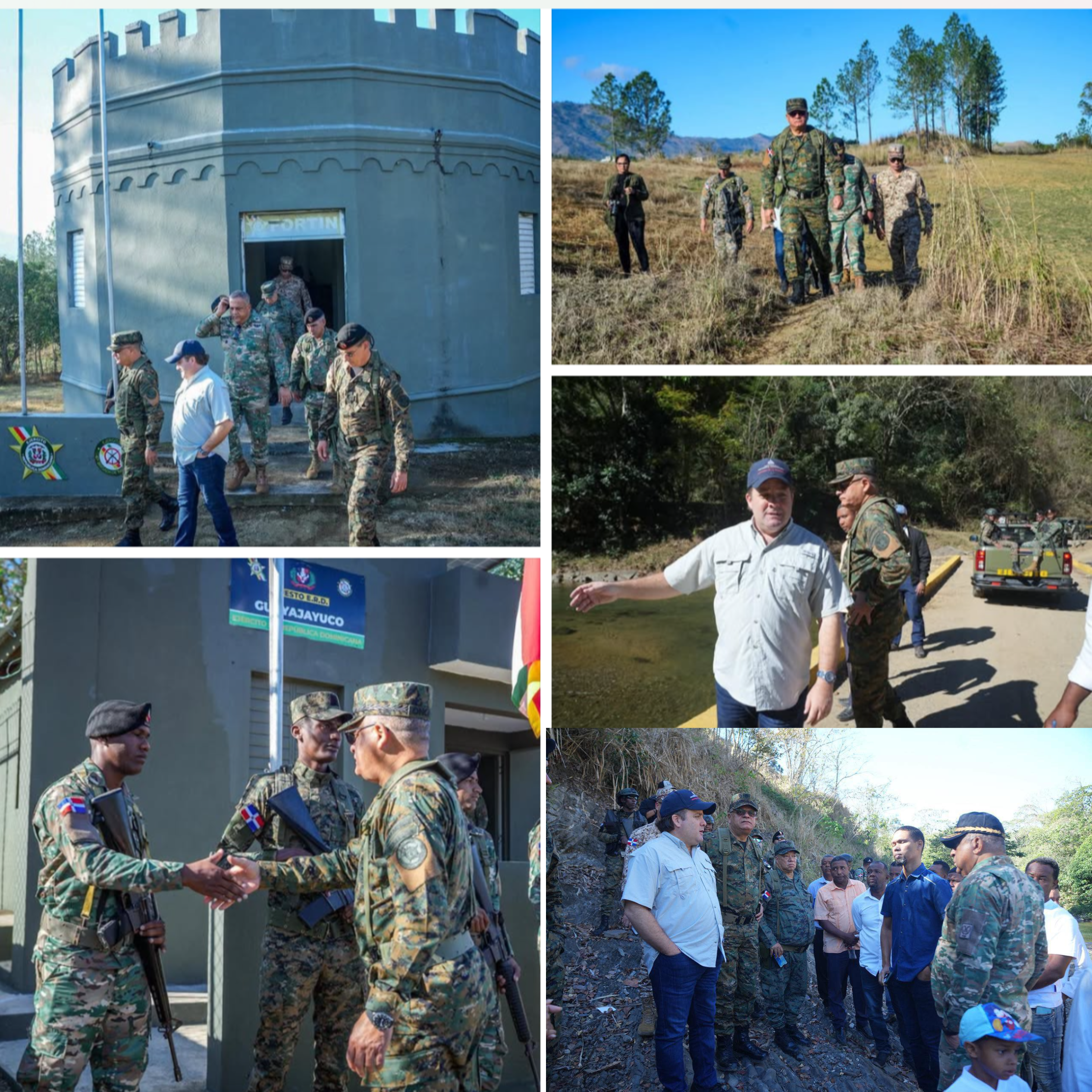 Ministros de la Presidencia y de Defensa realizan recorrido fronterizo en la zona norte para fortalecer seguridad y desarrollo comunitario