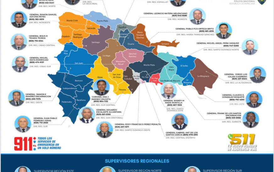 Policía Nacional publica mapa interactivo con contactos de directores regionales y fortalece plan preventivo por Semana Santa 2026