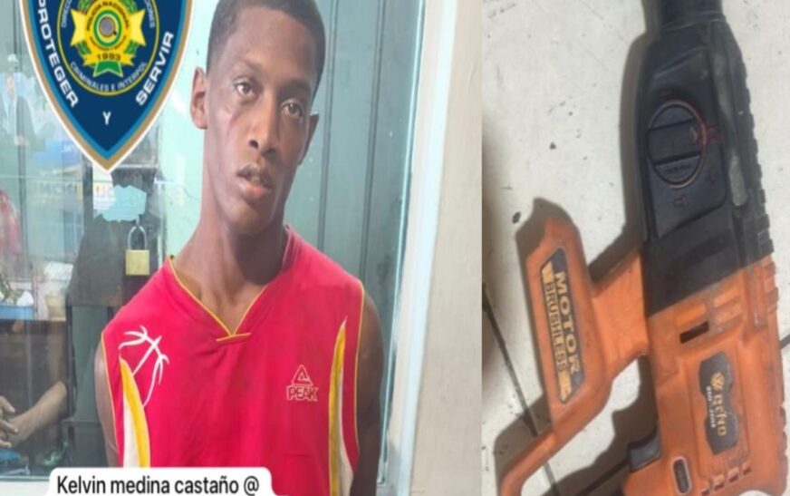 aPolicía captura a “Raquiñita”, acusado de robos en vehículos en Ensanche Ozama y Villa Duarte*