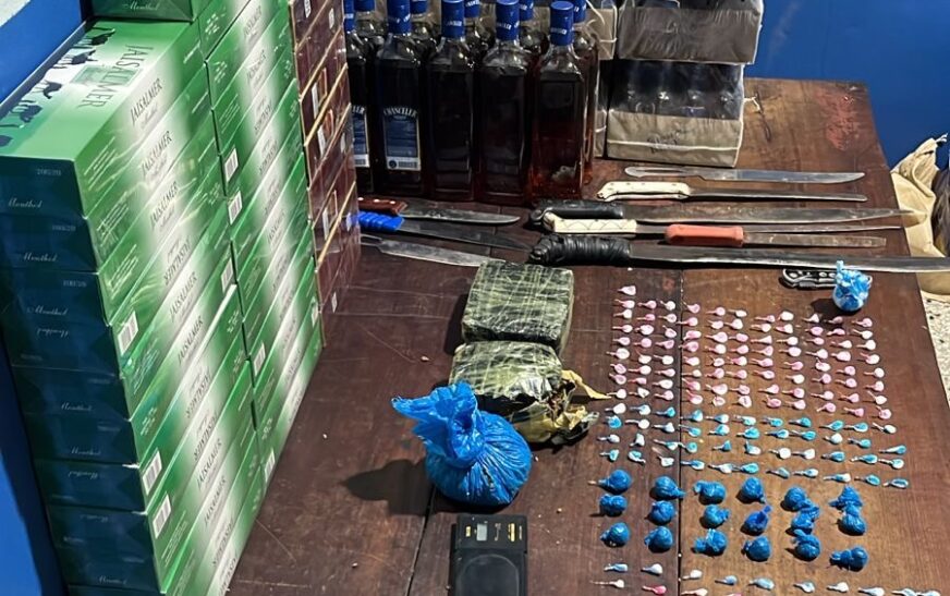 Policía nacional da duro golpe al narcotráfico en Elias Piña