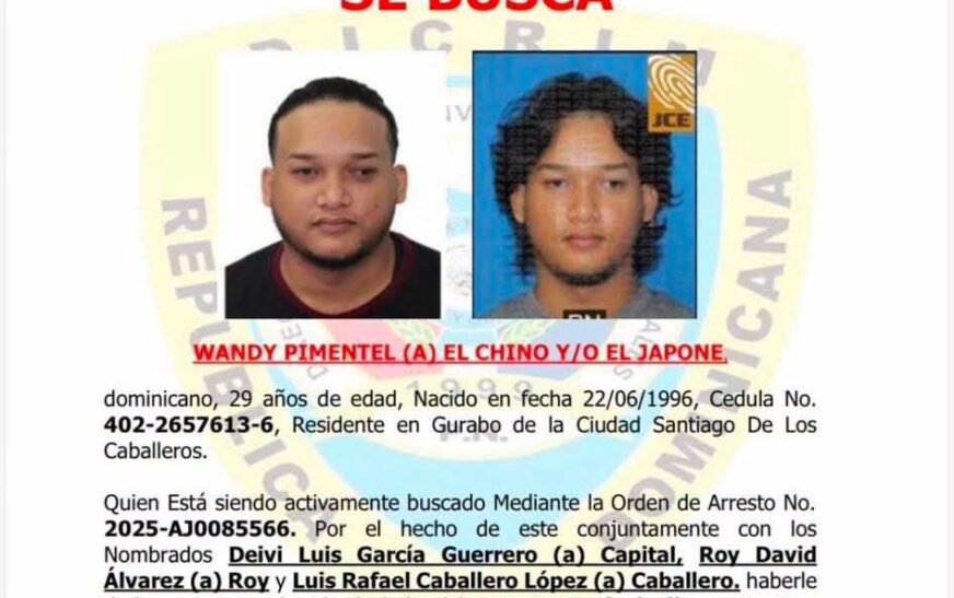 Policía Nacional activa búsqueda de “El Chino y o El Japonés”, acusado de homicidio de un hombre ocurrido en Puerto Plata